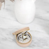 Stackers Oyster Travel Jewellery Box In Blush Pink