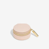 Stackers Oyster Travel Jewellery Box In Blush Pink