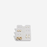 Stackers Set Of 3 Earring Accessory Inserts In Grey