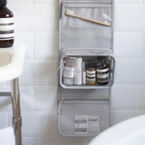 Stackers Small Hanging Washbag In Pebble Grey