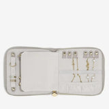 Stackers Square Jewellery Roll In Taupe Raffia
