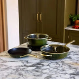Stellar Cast Light 24cm Frying Pan In Olive