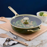 Stellar Cast Light, 28Cm Saute Pan In Olive