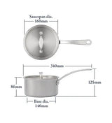 Stellar Eclipse 16cm Saucepan 1.25L