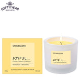 Stoneglow Affirmations Joyful Grapefruit & Mandarin Scented Candle Tumbler