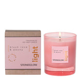 Stoneglow Elements Light Soy Wax Scented Candle Blush Rose & Peony