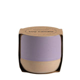 Stoneglow Elements Moon Lavender & Mint Scented Soy Wax Ceramic Candle Tumbler Purple