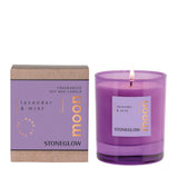 Stoneglow Elements Moon Scented Soy Wax Candle Lavender & Mint