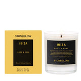Stoneglow Explorer Ibiza Soy Wax Scented Candle Rock & Rose 220gm