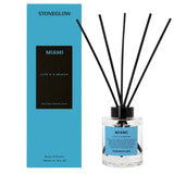 Stoneglow Explorer Miami Life's A Beach Scented Reed Diffuser, 150ml