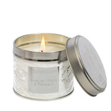 Stoneglow Luna Scented Candle Tin English Pear & Freesia