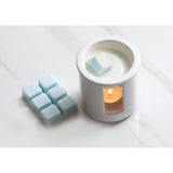 Stoneglow Modern Classics Ceramic Wax Melter & Soy Wax Melt Bar Discovery Set Sea Salt & Oakmoss