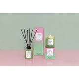 Stoneglow Sol Lait De Coco Scented Reed Diffuser 130ml In Green Glass
