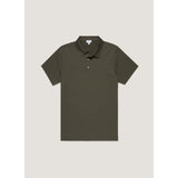 Sunspel Classic Jersey Polo Shirt In Dark Green