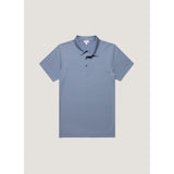 Sunspel Classic Jersey Polo Shirt In Vintage Blue