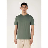 Sunspel Classic T‑shirt In Dusk Green