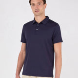 Sunspel Jersey Classic Polo Shirt In Navy