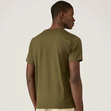 Sunspel Riviera Midweight T‑Shirt In Deep Olive