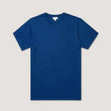 Sunspel Riviera Midweight T‑Shirt In Real Indigo