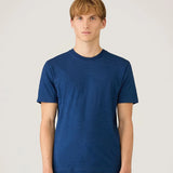 Sunspel Riviera Midweight T‑Shirt In Real Indigo
