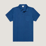 Sunspel Riviera Polo Shirt In Real Indigo