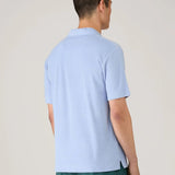 Sunspel Towelling Polo Shirt In Sky