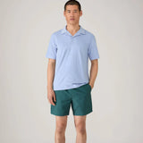 Sunspel Towelling Polo Shirt In Sky