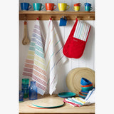 Sur La Table Multi Coloured Striped Tea Towels (Set of 2)