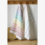 Sur La Table Multi Coloured Striped Tea Towels (Set of 2)