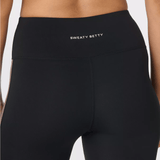 Sweaty Betty All Day 7/8 Side Stripe Legging in Black/Taupe
