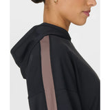 Sweaty Betty All Day Side Stripe Hoodie In Black