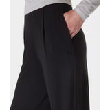 Sweaty Betty At Ease 30" Wide Leg Trouser In Black