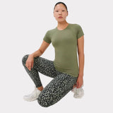 Sweaty Betty Athlete Seamless Gym T-Shirt In Bracken Green