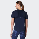 Sweaty Betty Breathe Easy T-Shirt In Navy Blue