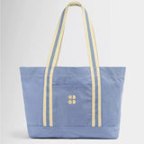 Sweaty Betty Canvas Tote Bag In Laguna blue Butterscotch Yellow