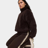 Sweaty Betty Canyon Fleece In Espresso Brown