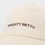 Sweaty Betty Embroidery Cap In Ecru Beige