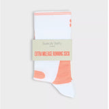 Sweaty Betty Extra Mileage Running Sock In White Melon