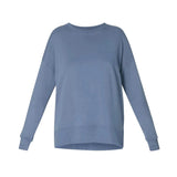 Sweaty Betty Organic Cotton After Class Longline Sweatshirt In Luxe Blue