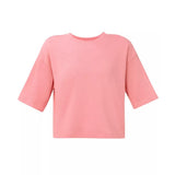 Sweaty Betty Organic Cotton After Class Short Sleeve Sweatshirt In Melrose Pink