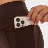 Sweaty Betty Power 6" Cycling Shorts In Espresso Brown