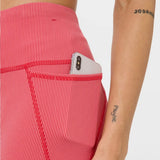 Sweaty Betty Power 6" Cycling Shorts In Red Micro Stripe
