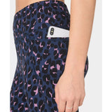 Sweaty Betty Power 7/8 Gym Leggings In Purple Leopard Splash Print