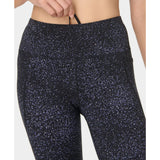 Sweaty Betty Power 7/8 Reflective Workout Leggings In Black Star Reflective Print