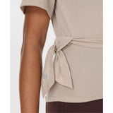 Sweaty Betty Recycled Polyester Soft Flow Studio Wear Your Way Tee In Dusk Beige