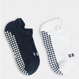 Sweaty Betty Reformer Trainer Gripper Socks 2 Pack In Navy / White