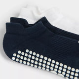 Sweaty Betty Reformer Trainer Gripper Socks 2 Pack In Navy / White