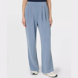 Sweaty Betty Sand Wash Wide Leg Trousers In Luxe Blue