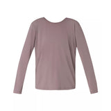 Sweaty Betty Soft Flow Strappy Back Boxy Long Sleeve Top In Grounded Brown