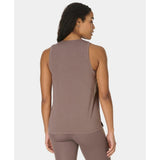 Sweaty Betty Soft Flow Studio Tank In Taupe Brown